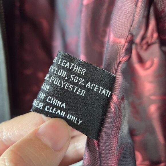 Vintage Y2K Black Lamb Leather Zip Up Jacket - Picture 8 of 12